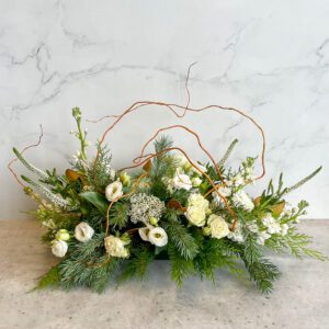 $160 Majestic Winter Centerpiece